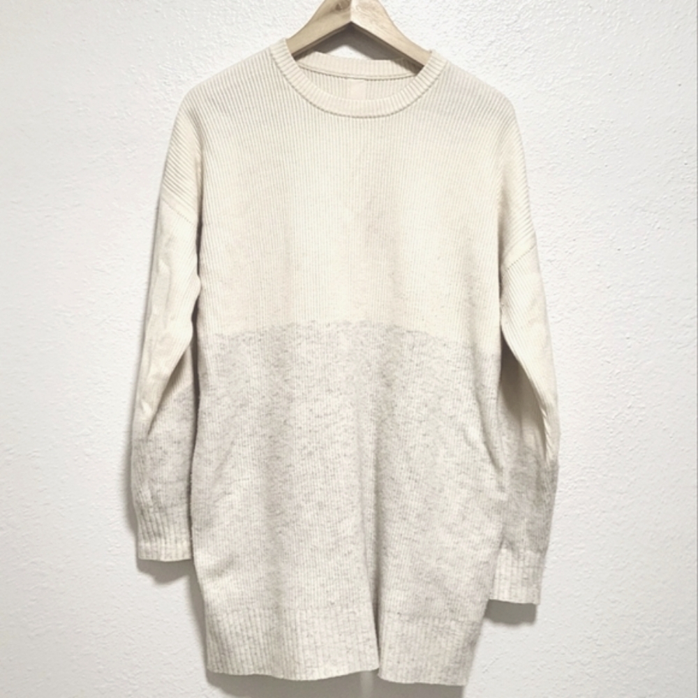 Lululemon Restful Intentions Sweater Size Large Cashmere Wool Blend